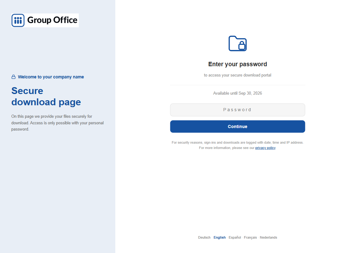 Portal management right inside the contact