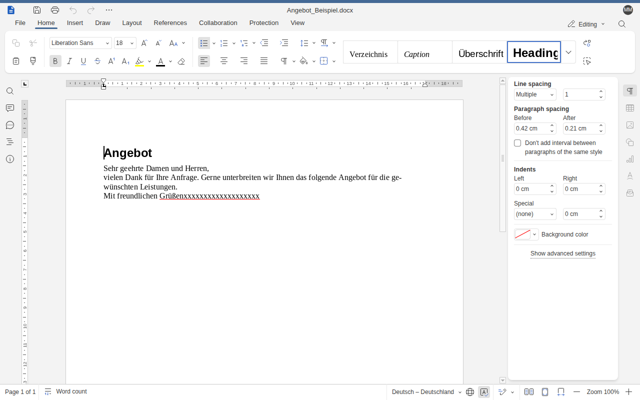 Edit a text document in the browser