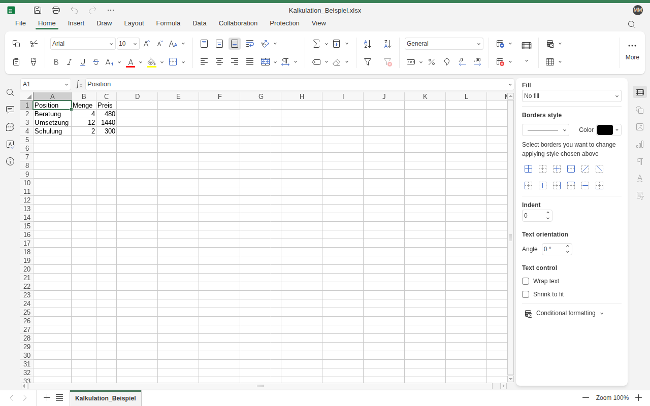 Open spreadsheets straight from the file module